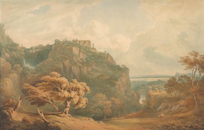 A View of Tivoli Looking Towards Rome by John Warwick Smith